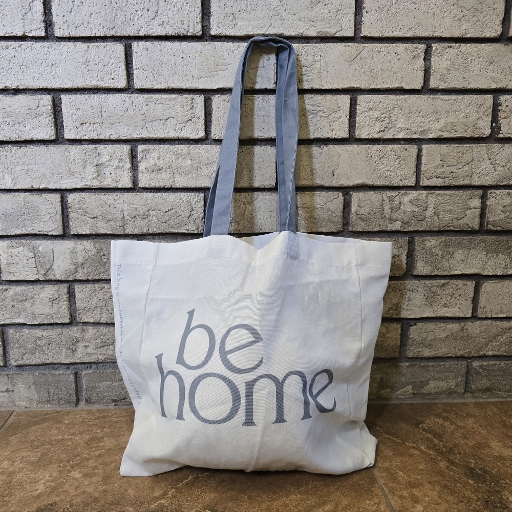 Beige Be Home Storage Tote